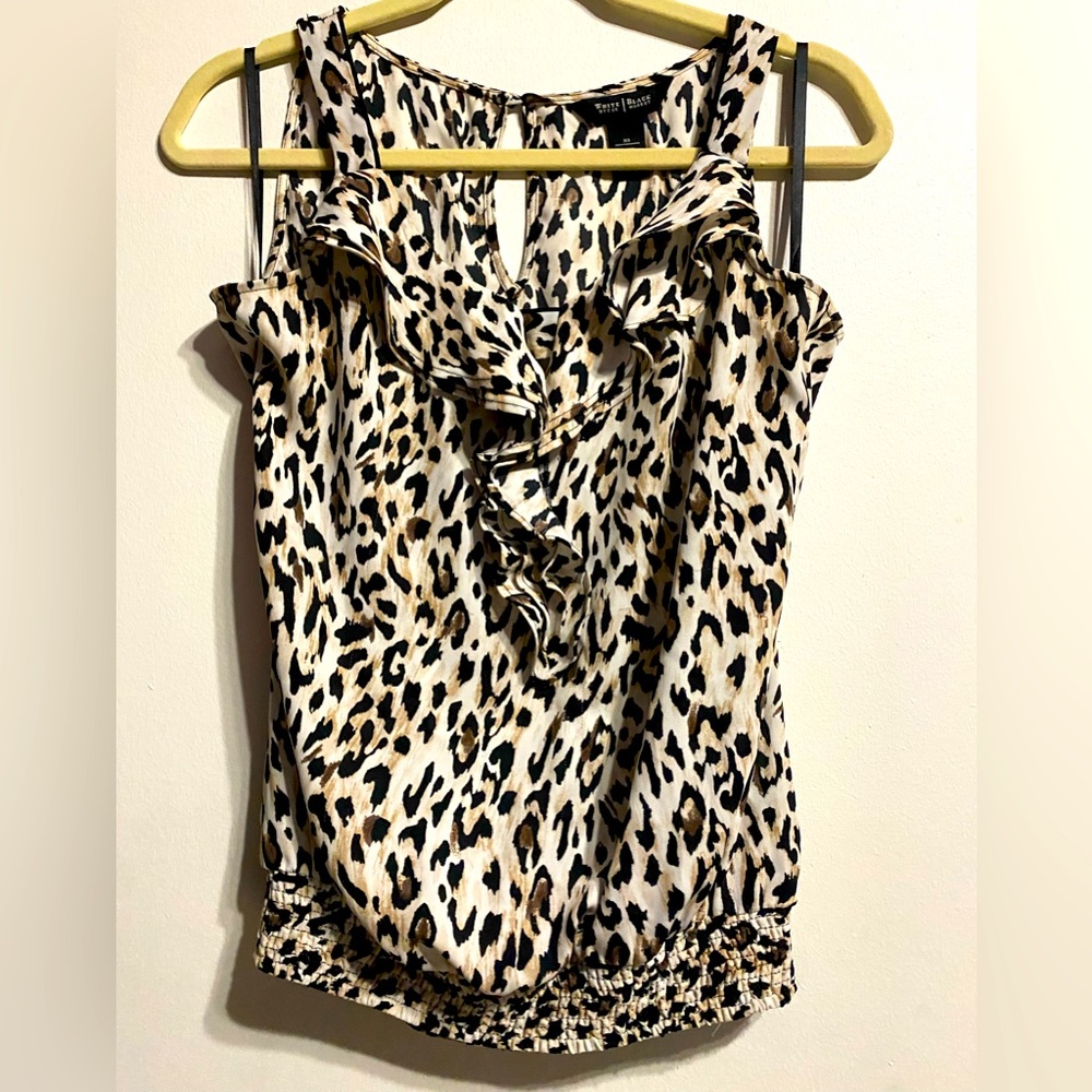Leopard print top
